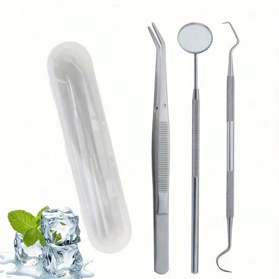 Teeth Whitening Kit - Professional Stainless Steel Dental Hygiene Kit,