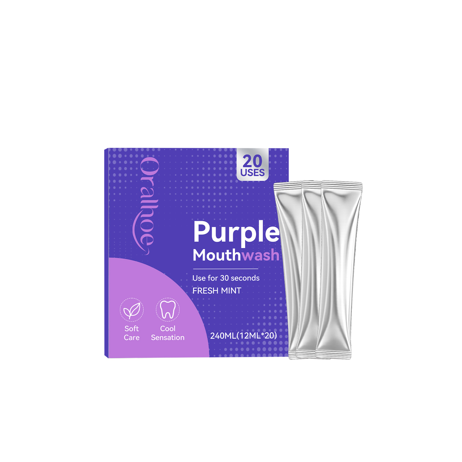 20pcs Purple Mouthwash Teeth W - Teeth Whitening Mouthwash 评论和价格