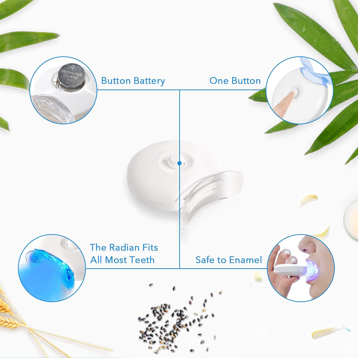 Teeth Whitening Kit - 5X LED L - Teeth Whitening Kit 评论和价格