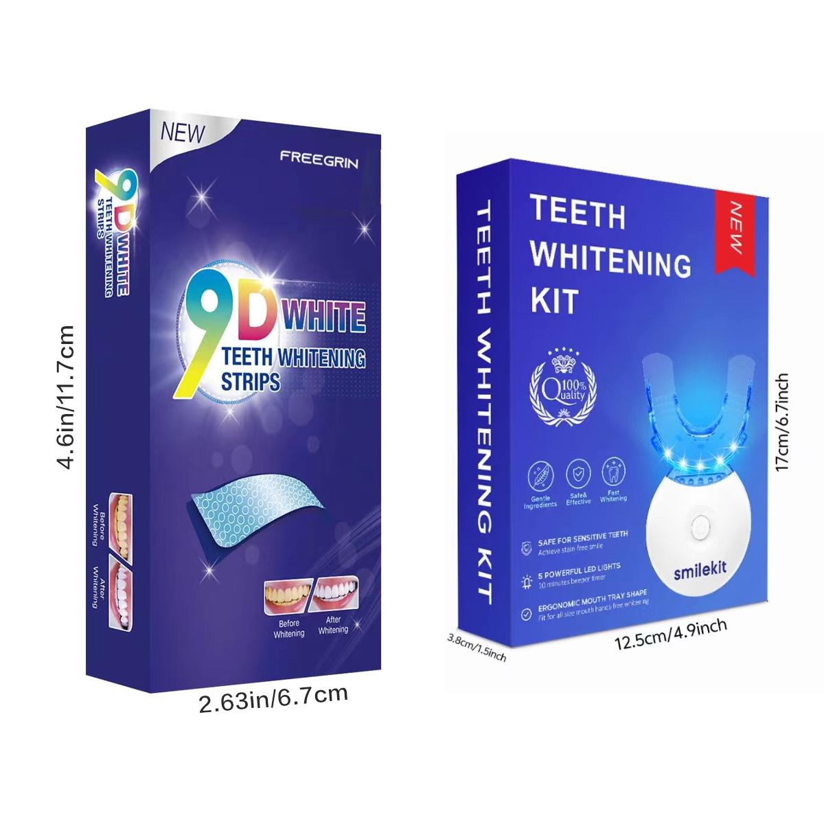 Teeth Whitening Kit - 5X LED L - Teeth Whitening Kit 评论和价格