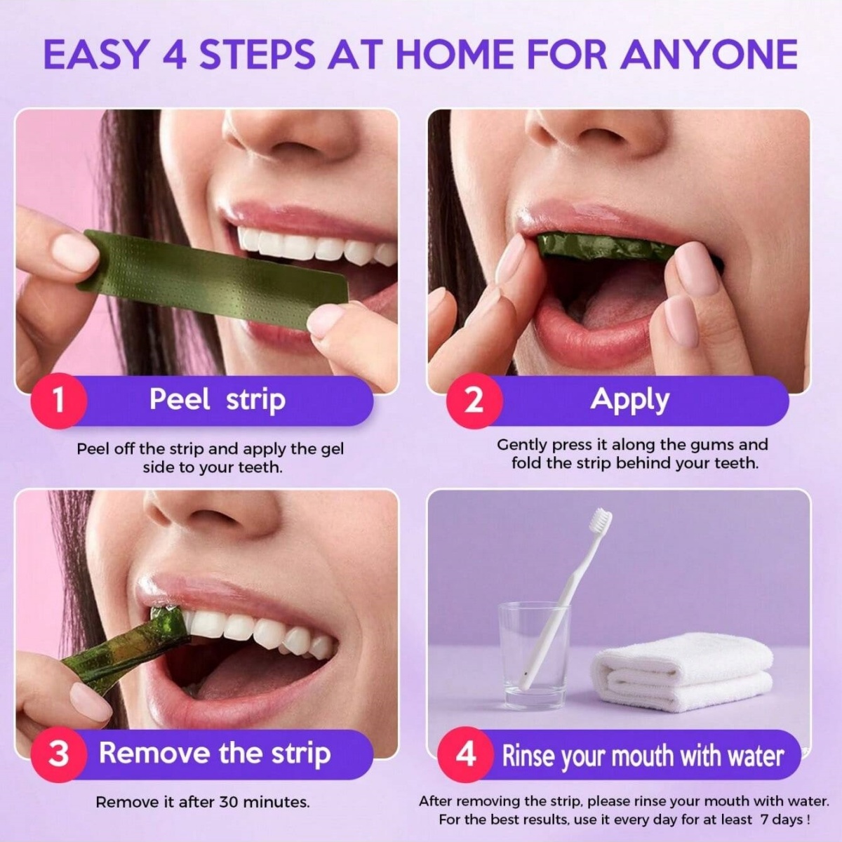 Deluxe Whitening Teeth Sticker - Teeth Whitening Near Me 评论和价格