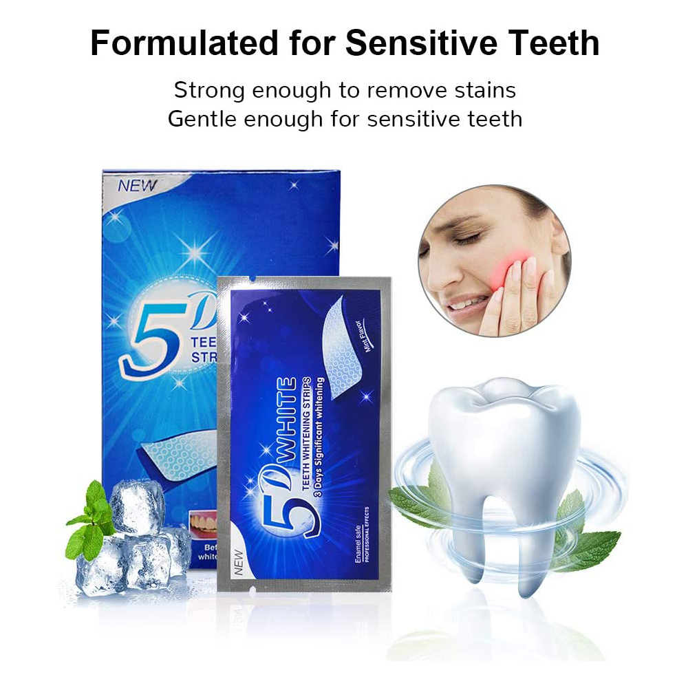 5D White Teeth Whitening Strip - Teeth Whitening Near Me 评论和价格